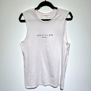 T-Bar X Cotton On Pink Sleeveless United Supply Tee Size S